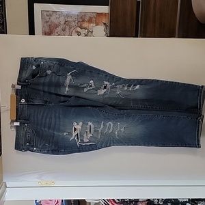 TORRID CROPPED JEANS SIZE 16